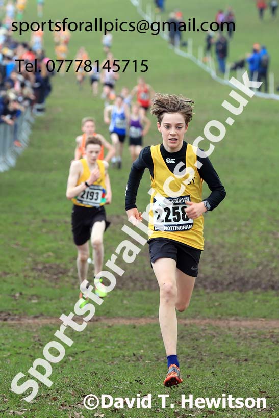 Boys Under-13s, 2024 CAU Inter Counties Cross Country Champs., Wollaton Park, Nottingham. Photo: David T. Hewitson/Sports for All Pics